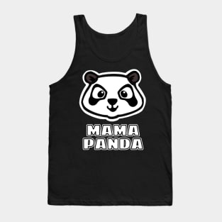 Cute Kawaii Mama Panda Tank Top